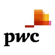 The logo of the company PwC
